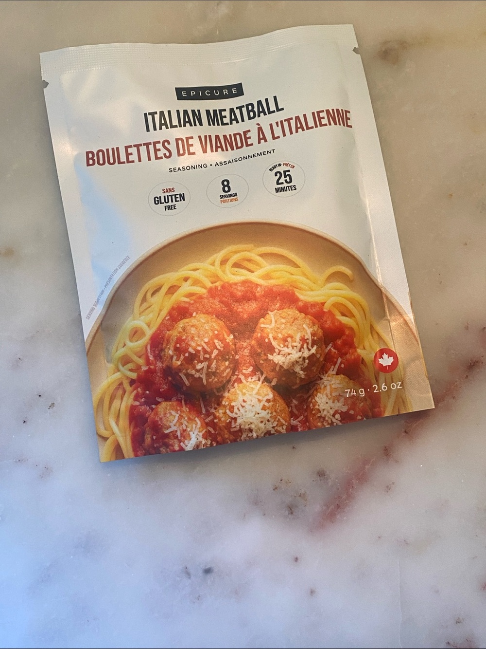 Epicure Italian Meatball Seasoning Mix - White